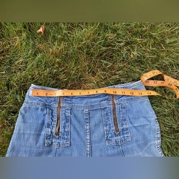 70s Vintage Wrangler Dual Front Zipper Bell Bottoms Sz 28 - Picture 11 of 12